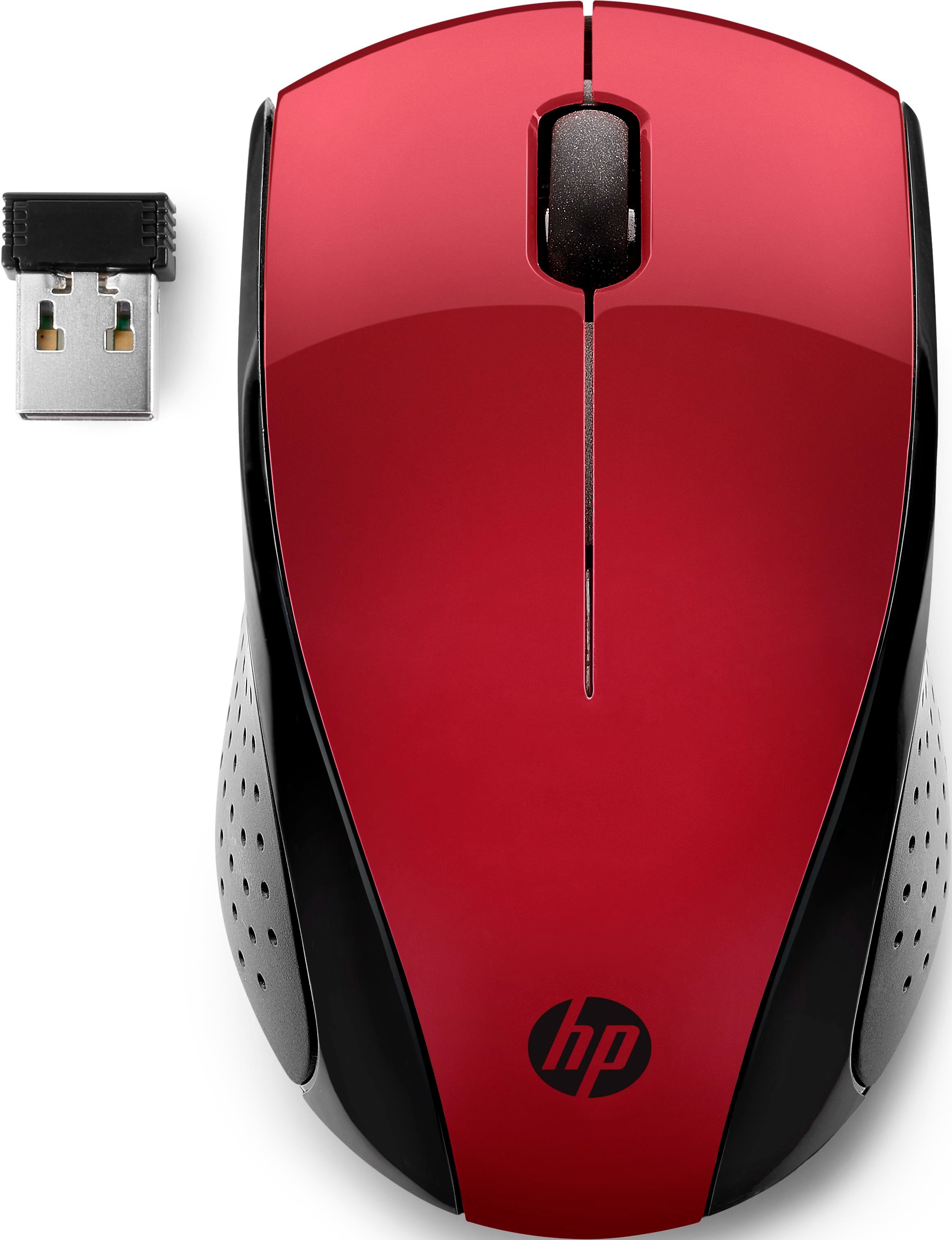 RATON INALAMBRIO HP 220 ROJO